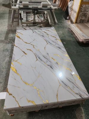 PVC marble sheet SPC stone plastic wall panel eco-friendly UV coating marble sheets interior wall decorative material