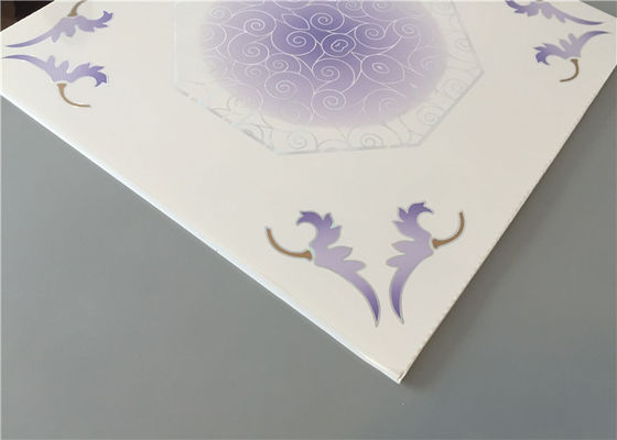 595*595mm tấm trần nhà thân thiện với môi trường Modern Hanging Ceiling Tiles For Carport / Garages / Bathrooms