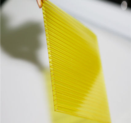 4mm - 10mm Polycarbonate Sheet, Yellow Sheet Tầm chiếu sáng tuyệt vời