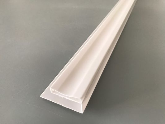 Phụ kiện PVC để lắp đặt các tấm pvc Profile PVC màu trắng-U in bóng bẩy