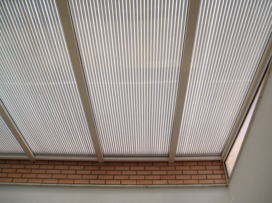 Phân đồ mái nhà polycarbonate gạch lợp Bayer / GE vật liệu bảo hành 10 năm tấm mái nhà polycarbonate trong suốt