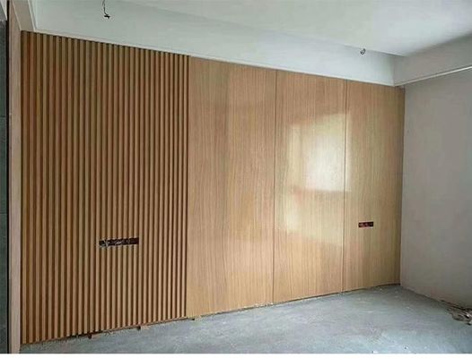 Grille Fashionable outdoor wpc wall panel Popular Pvc