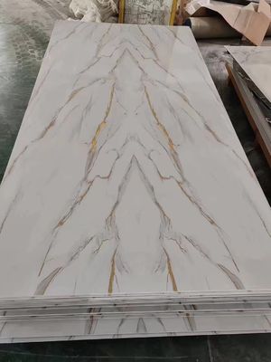 Bảng đá cẩm thạch tia cực tím dày 3mm PVC phủ kín cho nền