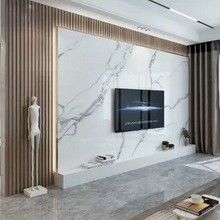 Bảng PVC UV chống nước tấm tường đá cẩm thạch tấm trang trí bóng cao