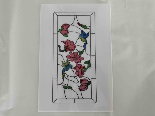 Floral Impression Planchas Decorative Polystyrene Sheets PS Plastic Laminas In Multiple Colors For Door Decoration