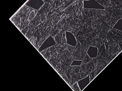 Transparent Pattern Polystyrene Sheets PS Embossed Sheets Prismatic GPPS Sheet