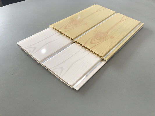 200 × 5.95M Nội thất nghệ thuật PVC gỗ bao phủ tấm cho nhà hàng 7mm Độ dày 8 inch PVC tấm trần màu gỗ phổ biến