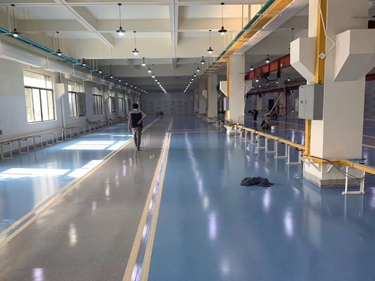 Easy Construct Material Flooring Epoxy Self Leveling Paint For Industrial Floor Epoxy Resin Colored Sand Decorative Floor