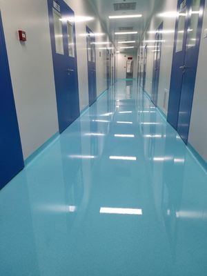 Epoxy Industrial Flooring High Glossy Epoxy Resin Colored Sand Floor Self Leveling Floor Paint For Garden Hospital