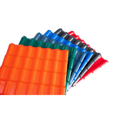 Fireproof external Anti-UV pvc corrugated roofing sheet Popular UPVC plastic roof tiles Synthetic tiles with ASA coating