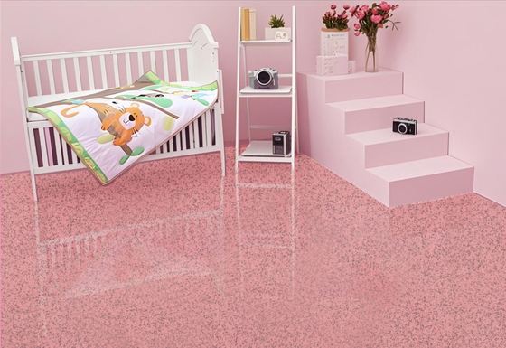 Hai thành phần tự làm bằng sơn sàn đá Epoxy đá cẩm thạch thân thiện với môi trường Epoxy nhựa sàn phủ sử dụng nhà sàn cát màu