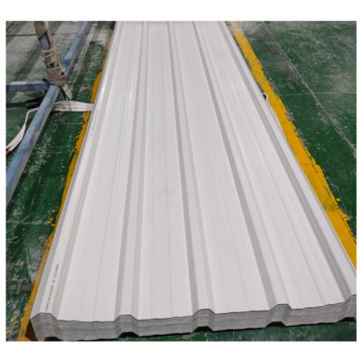 Carbonate canxi trắng 1070mm gạch mái nhà UPVC 2mm cao Crest nhiệt âm UPVC hệ thống mái nhà sinh thái phổ biến ở Mỹ Latinh