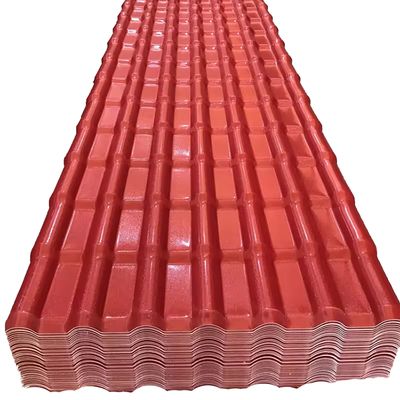 ASA Lớp phủ thuộc địa Tejas PVC UPVC tấm mái nhà vật liệu xây dựng ngoài trời mái nhà Tây Ban Nha PVC Wave gạch nhựa tổng hợp
